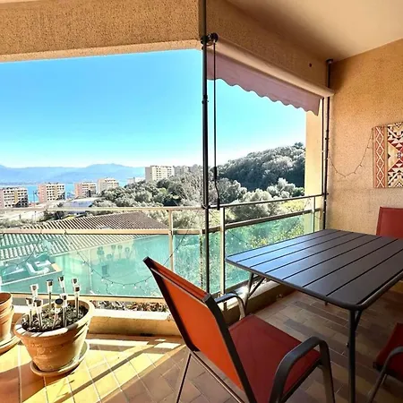T2 In The Heights Of Golf View Sea Ajaccio (Corsica)